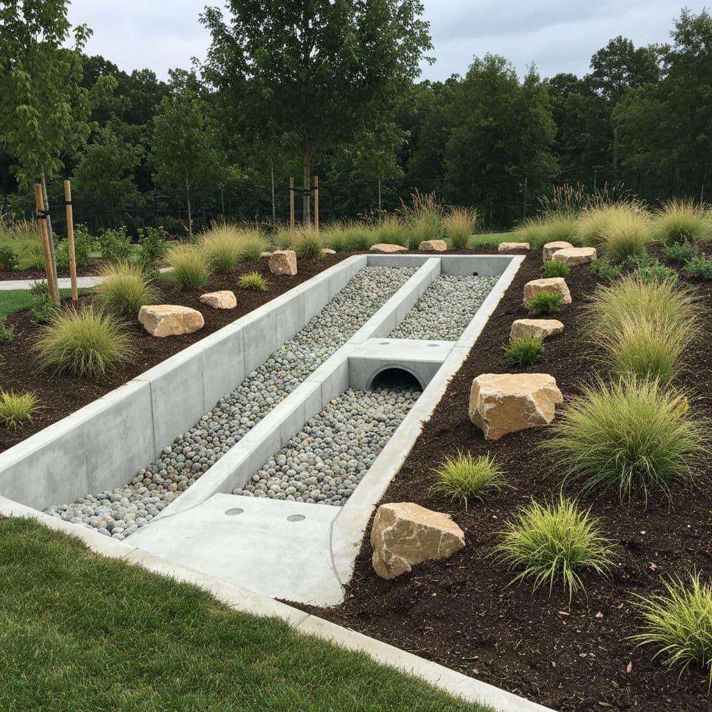 Дренаж и ливневая система