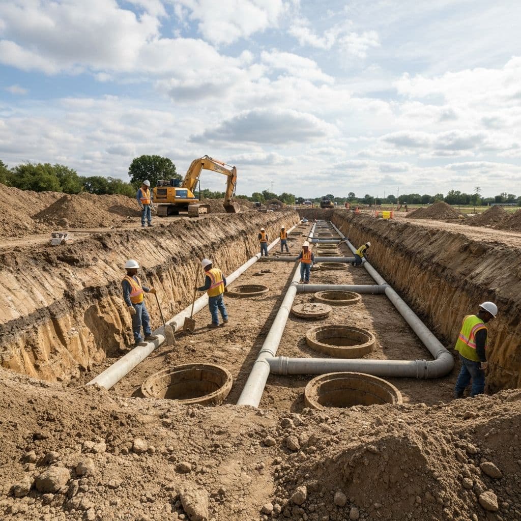 Дренаж и ливневая система
