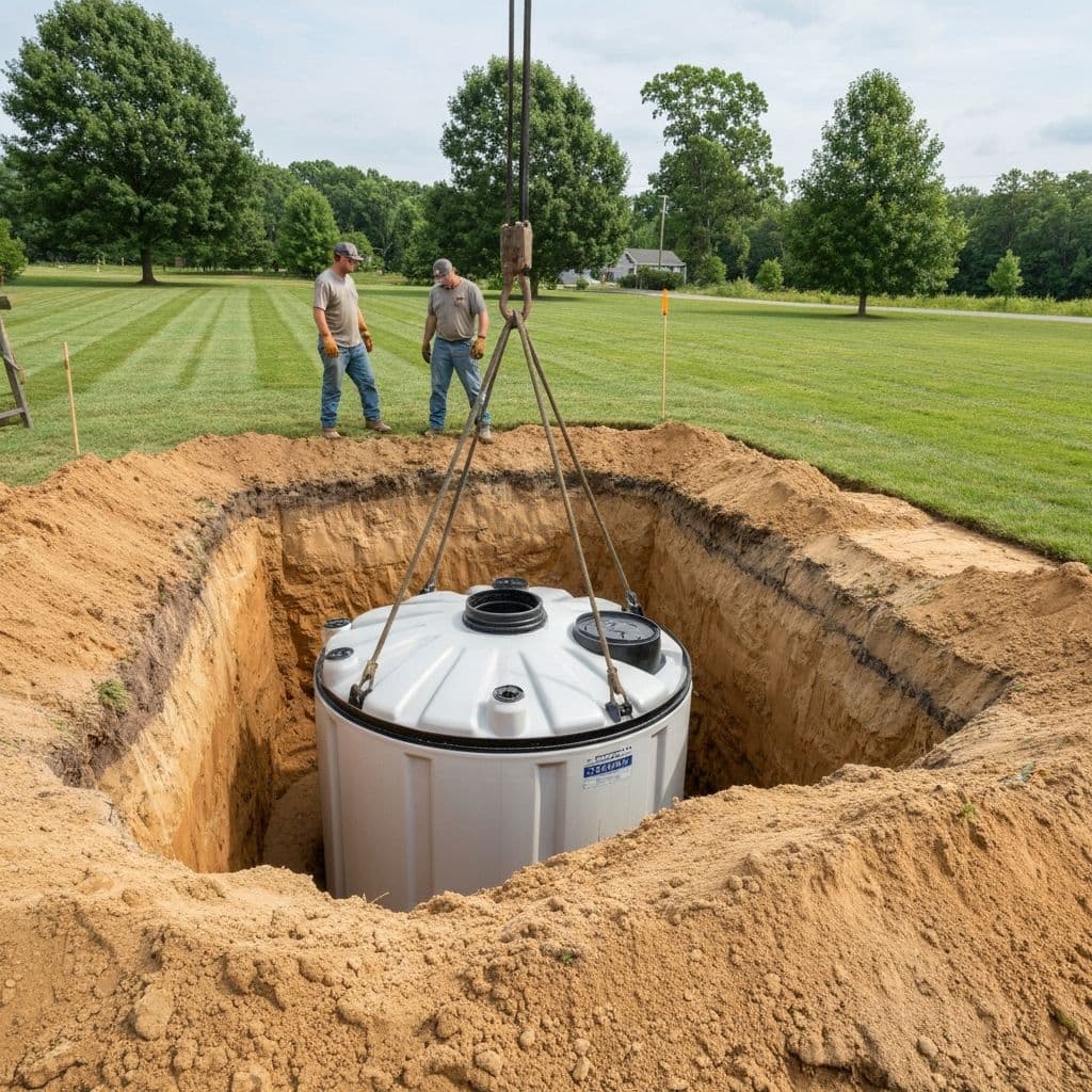 Монтаж септиков
