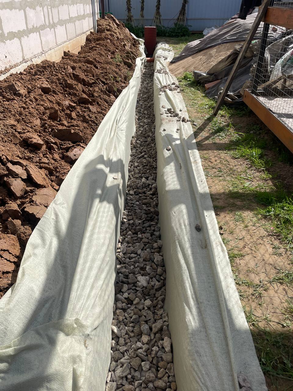 Дренаж участка 10 соток 3