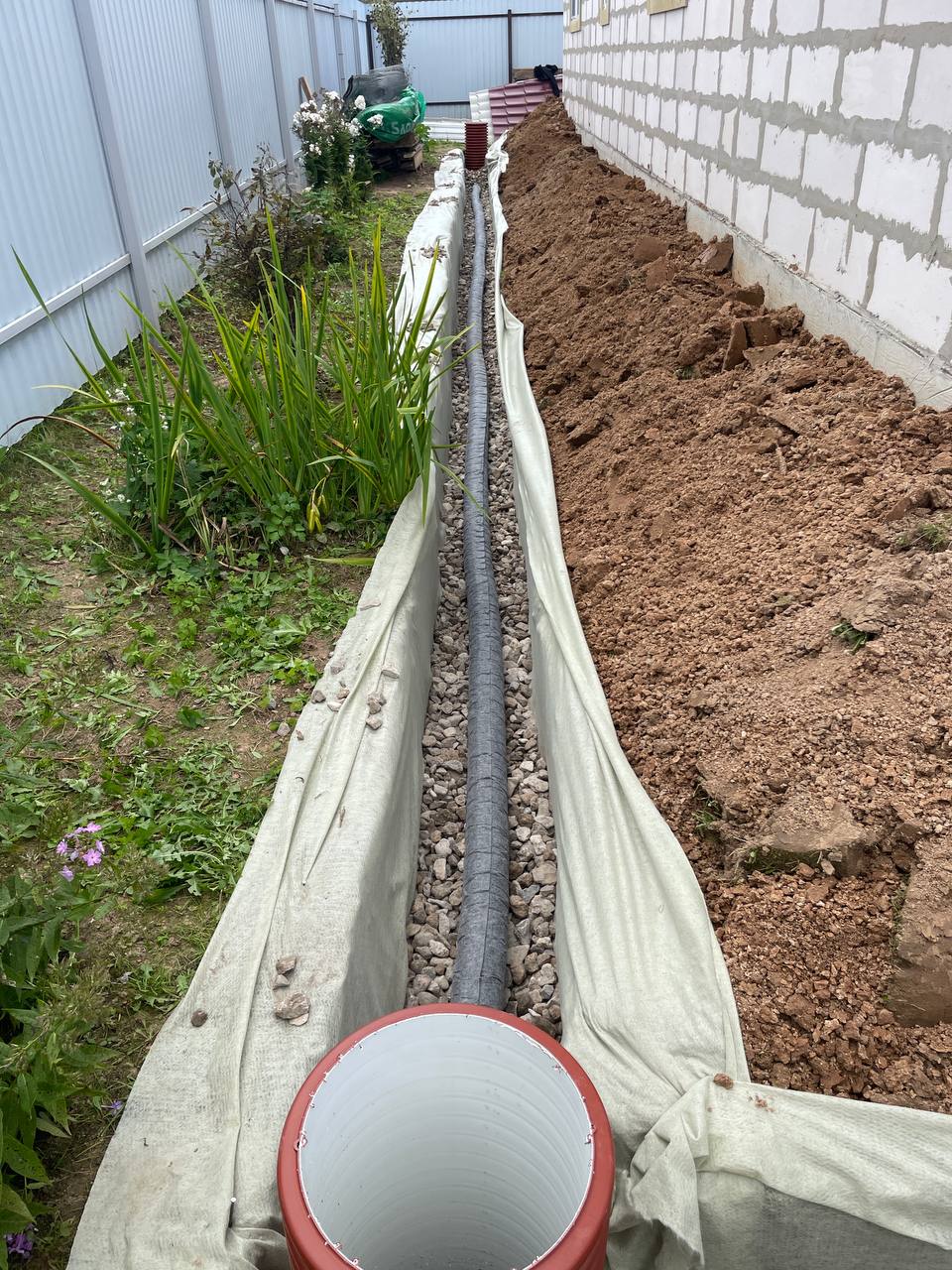 Дренаж участка 10 соток 1