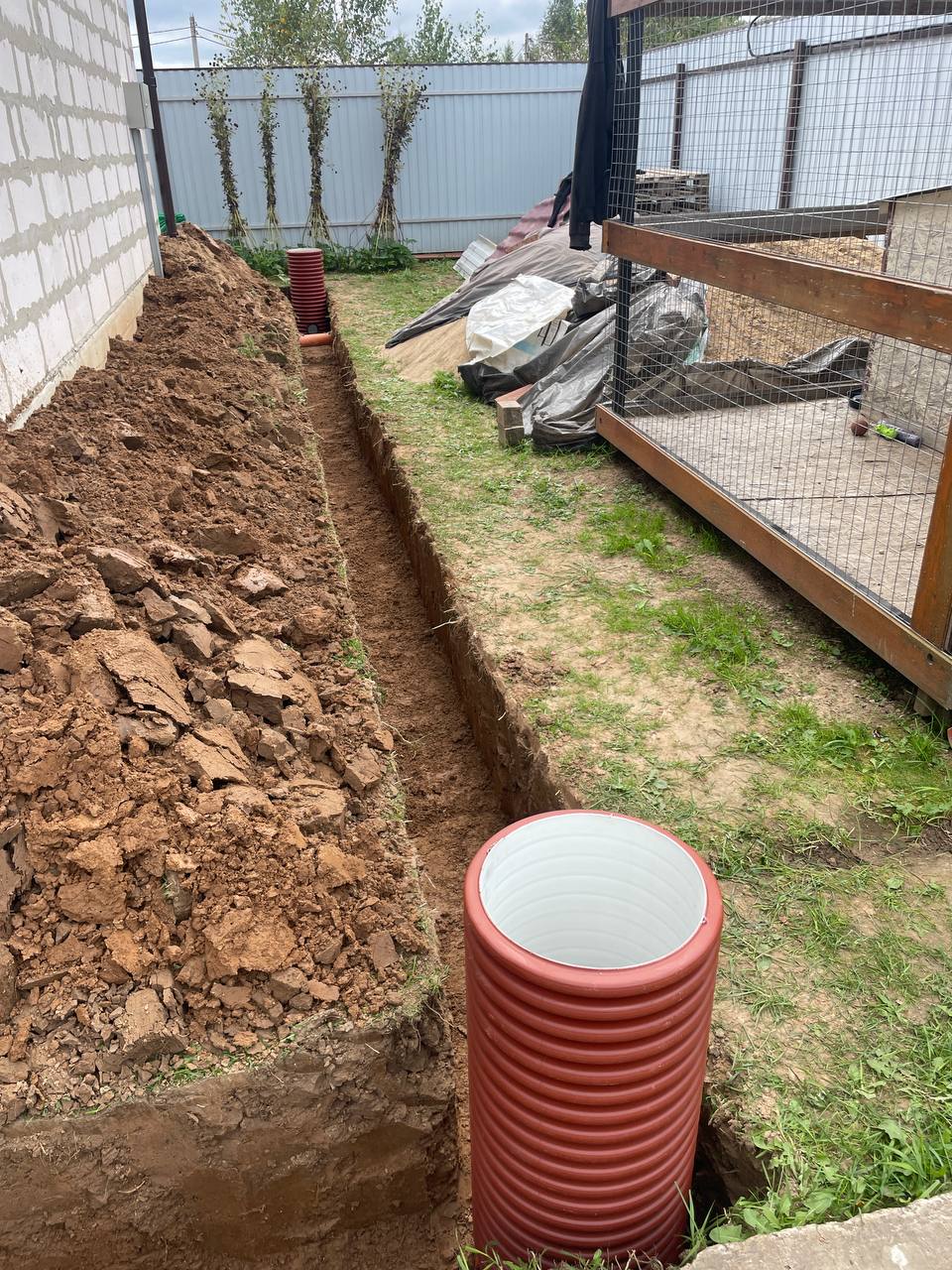 Дренаж участка 10 соток 2