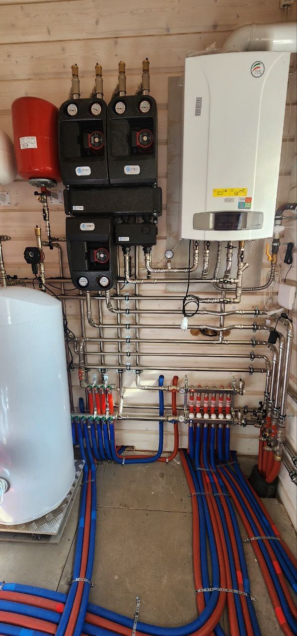 Отопление дома 150 м² 1